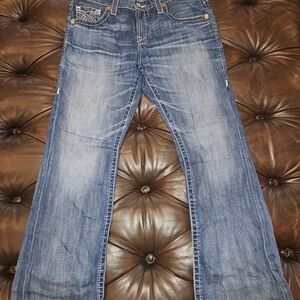 Big Star Men's Orion Bootcut Jeans in Blu